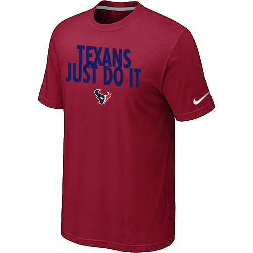 Nike Houston Texans "Just Do It" NFL T-Shirt - Red